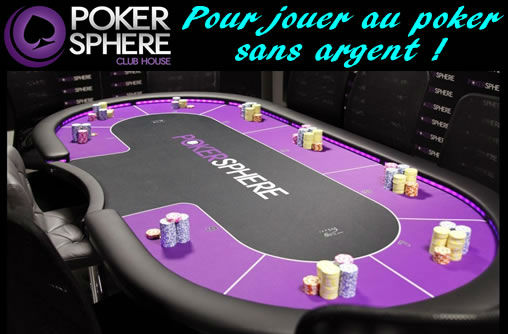 Jouer au poker sans argent ? PokerSphère !