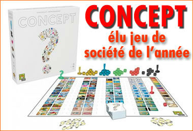 «Concept», ce jeu de société a été élu jeu de l'année 2014.