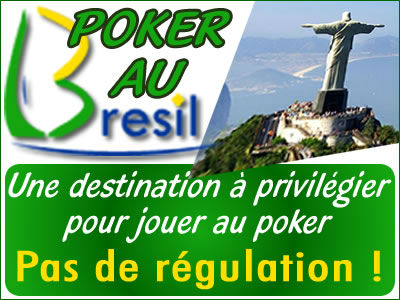 Poker au Brésil, le pays rêvé car aucune régulation.