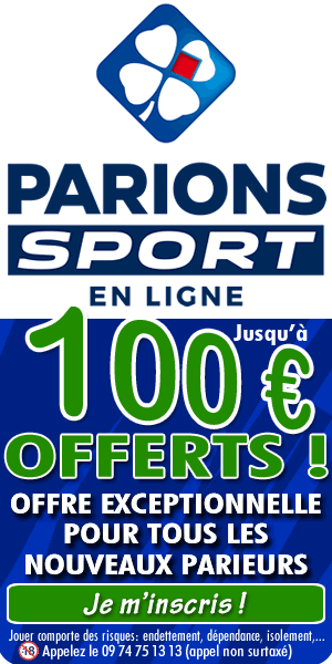 Parions Sport En Ligne : 100€ offerts !