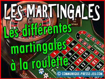 Les différentes martingales à la roulette.