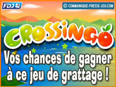 Jeu de grattage Crossingo de la FDJ, vos chances (probabilités) de gagner !